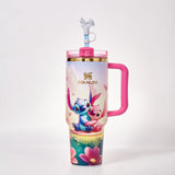 Stanley Stitch and Angel travel tumbler with straw and lid